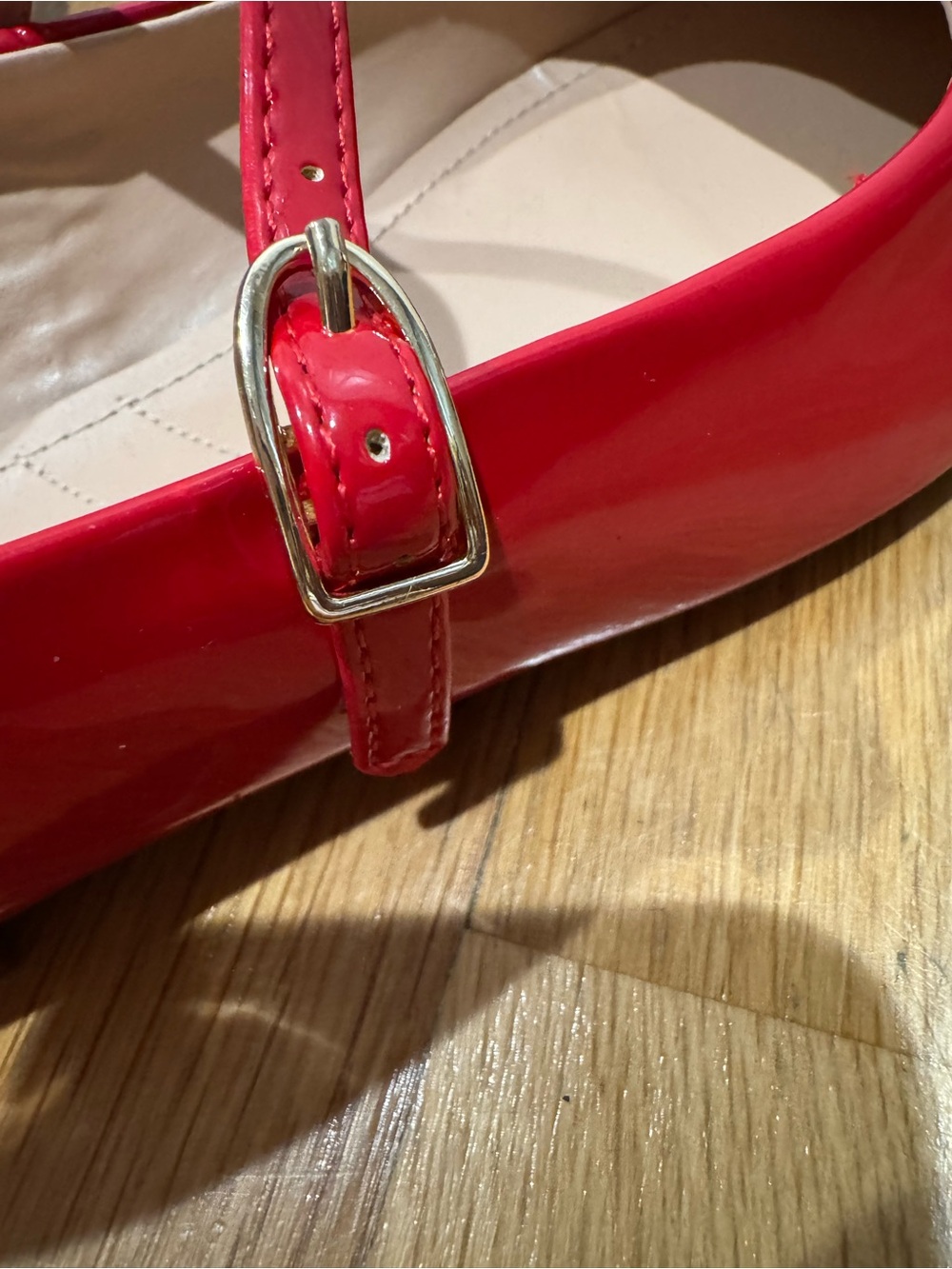 Franco Sarto Red Patent Mary Jane Flats - Picture 7 of 11